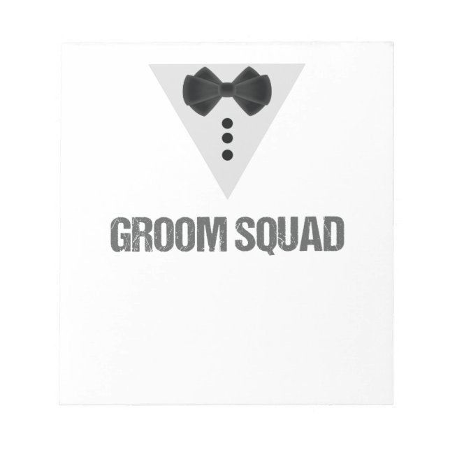 Groom Squad Notizblock (Vorderseite)
