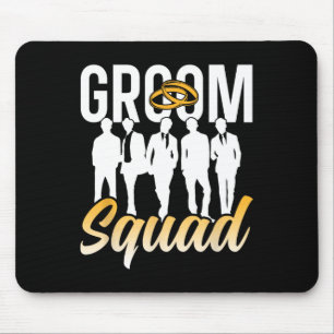 Groom Squad Party Redewendungen Bachelor Hochzeit Mousepad