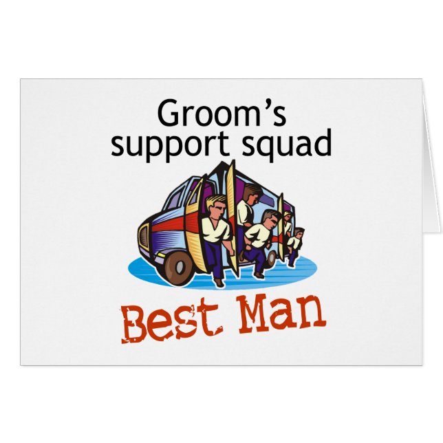 Groom-Squad-Trauzeuge (Vorderseite (Horizontal))