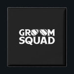 Groom Squad Trauzeuge Bachelor Party Wedding Match Magnet<br><div class="desc">Groom Squad Trauzeuge Bachelor Party Hochzeitssache</div>
