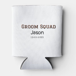 Groom Squad Trauzeuge Junggeselinnen-Abschied hinz Dosenkühler