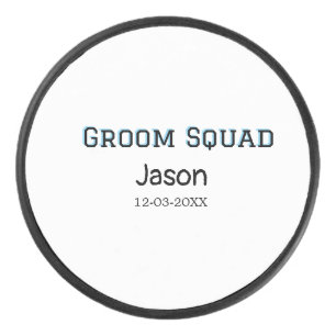 Groom Squad Trauzeuge Junggeselinnen-Abschied hinz Eishockey Puck