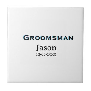 Groom Squad Trauzeuge Junggeselinnen-Abschied hinz Fliese