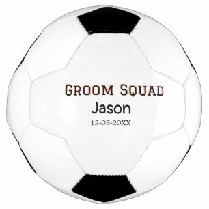 Groom Squad Trauzeuge Junggeselinnen-Abschied hinz Fußball