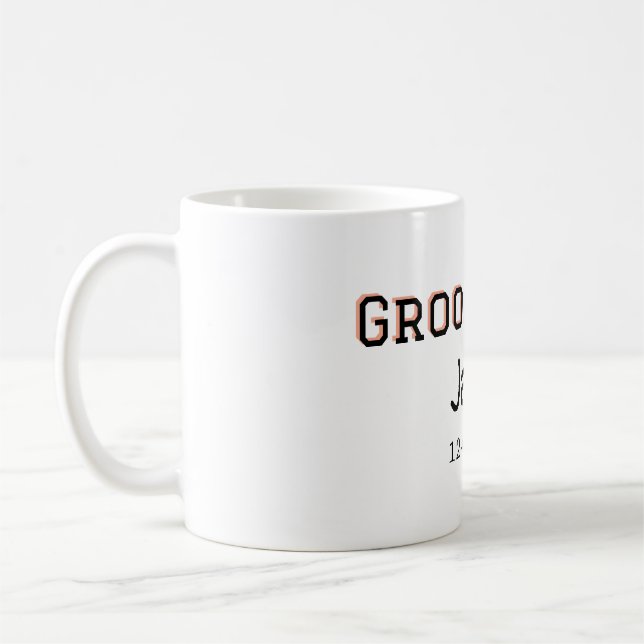 Groom Squad Trauzeuge Junggeselinnen-Abschied hinz Kaffeetasse (Links)