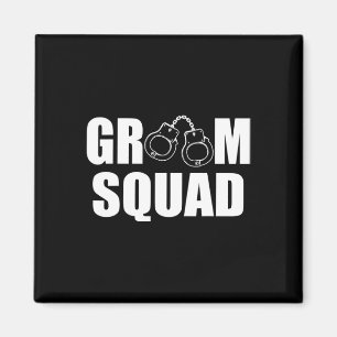 Groom Squad Trauzeuge Ring Wedelbachelor Party Magnet