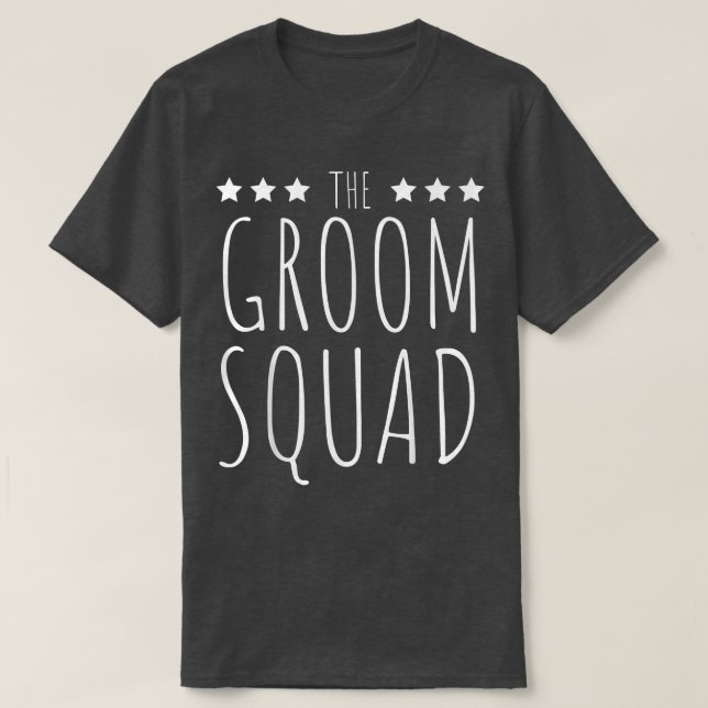 Groom Squad Trauzeugen Crew Team Funny Bachelor Pa T-Shirt (Design vorne)
