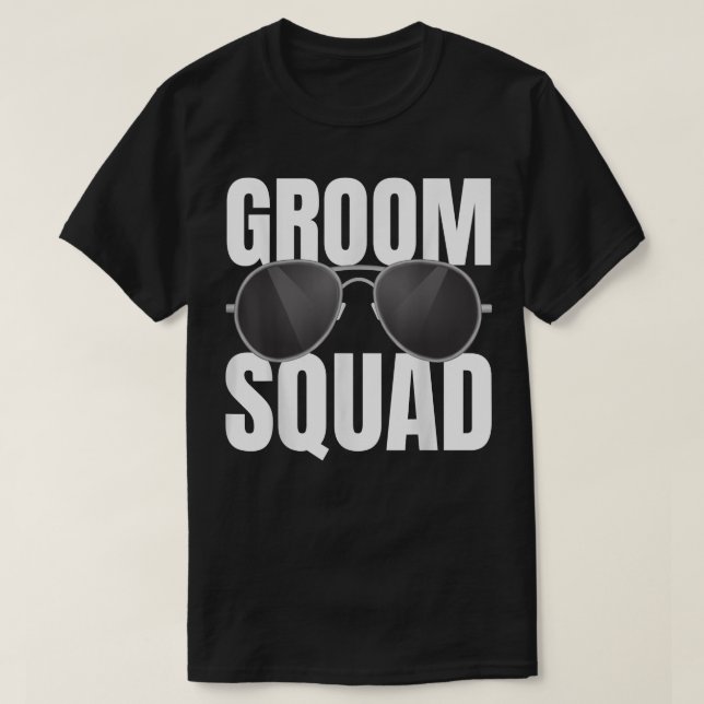 Groom Squad Trauzeugen Crew Team Funny Bachelor Pa T-Shirt (Design vorne)