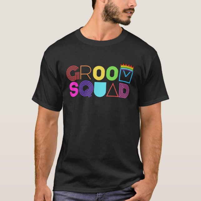 Groom Squad Wedding Engaged Bachelor Party Crew Be T-Shirt (Vorderseite)
