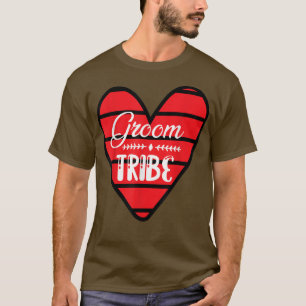 Groom Stamm Herz Verlobung Hochzeitsfeier Matchin T-Shirt