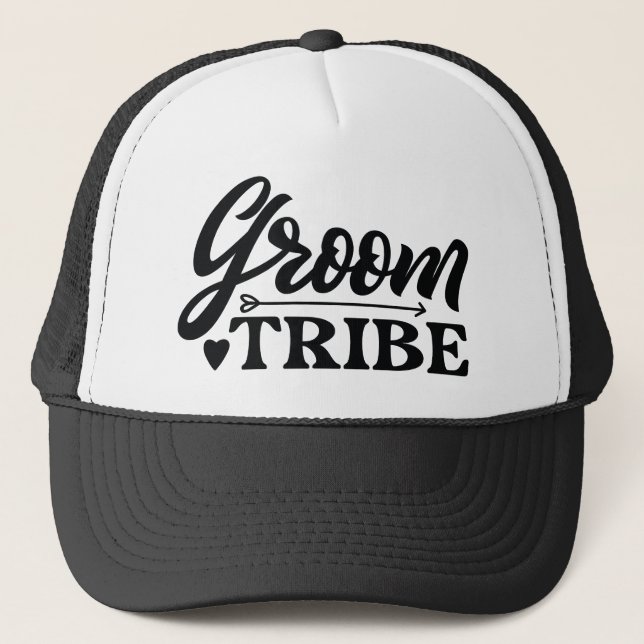 Groom Stamm Truckerkappe (Vorderseite)