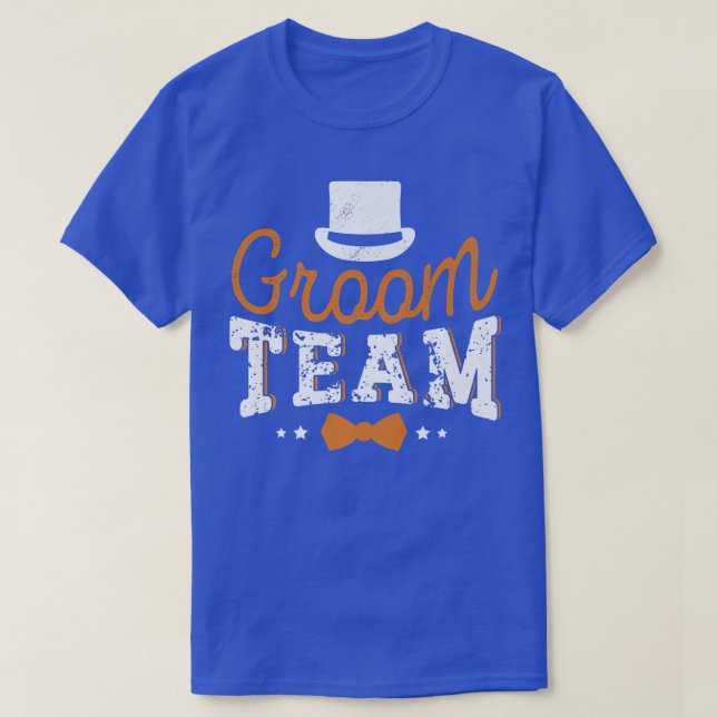 Groom Team Engagement Bachelor Party Groomsman  T-Shirt (Design vorne)