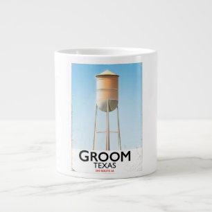 Groom Texas Route 66 Americana Reiseausdruck Jumbo-Tasse