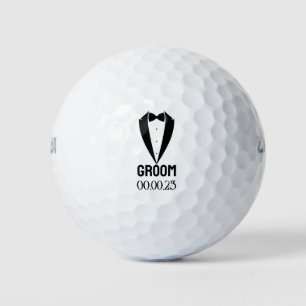Groom Trauzeuge Bow Krawatte Hochzeit Bachelor Par Golfball