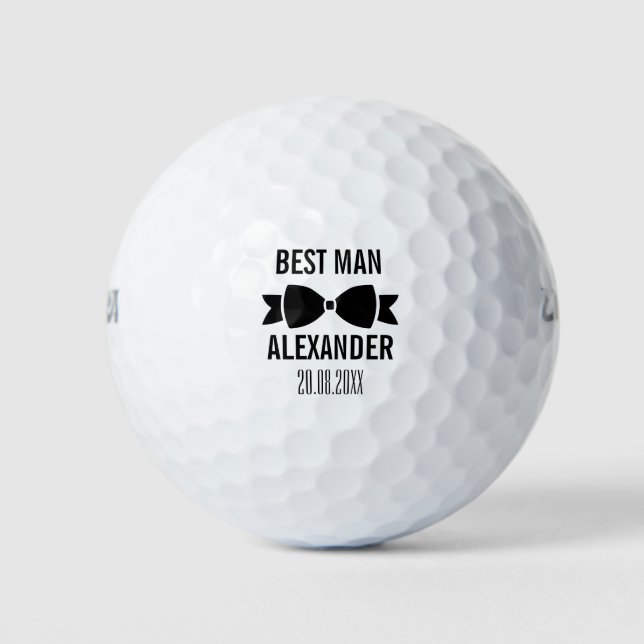 Groom Trauzeuge Wedding Party für Keepake Golfball (Vorderseite)