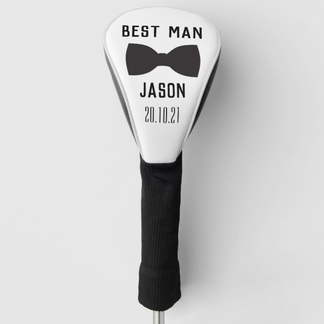 Groom Trauzeuge Wedding Party Geschenk Golf Headcover (Vorderseite)