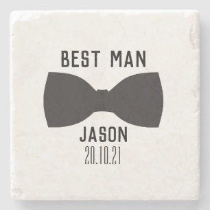 Groom Trauzeuge Wedding Party Geschenk Steinuntersetzer