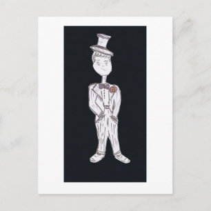 Groom Tuxedo Postkarte