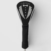 Groom Tuxedo Silver Typografy Wedding