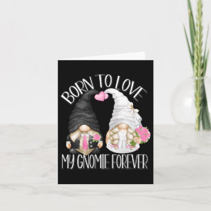 Groom und Bride Gnome für Hochzeitsjubelor Karte
