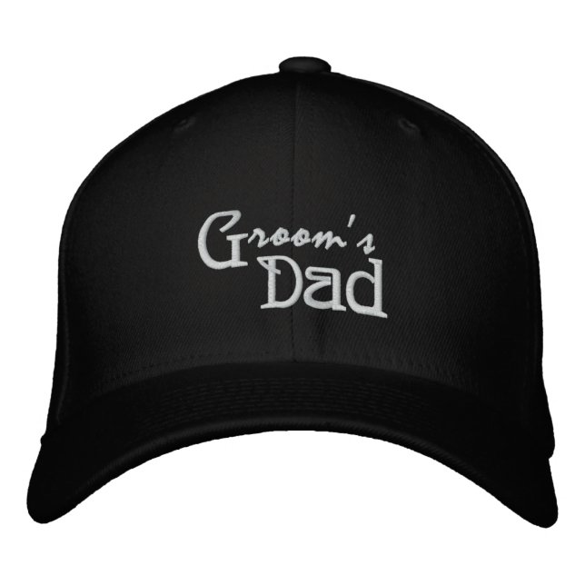 Groom-Vater Bestickte Baseballkappe (Vorderseite)