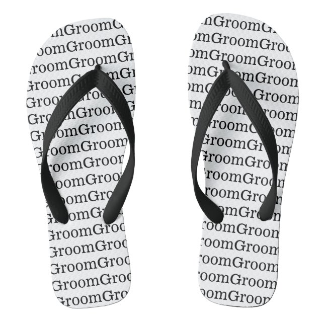 Groom Wedding Flip Flops (Fußbett)