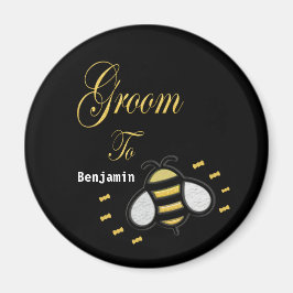 Groom zu Bachelor Party Hochzeit personalisieren Magnet