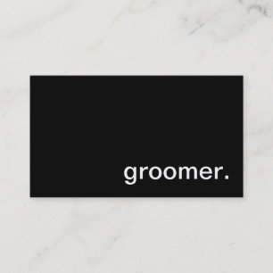 Groomer-Visitenkarte Visitenkarte