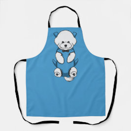 Grooming Schürze Front Dog Carrier - Bichon in bla