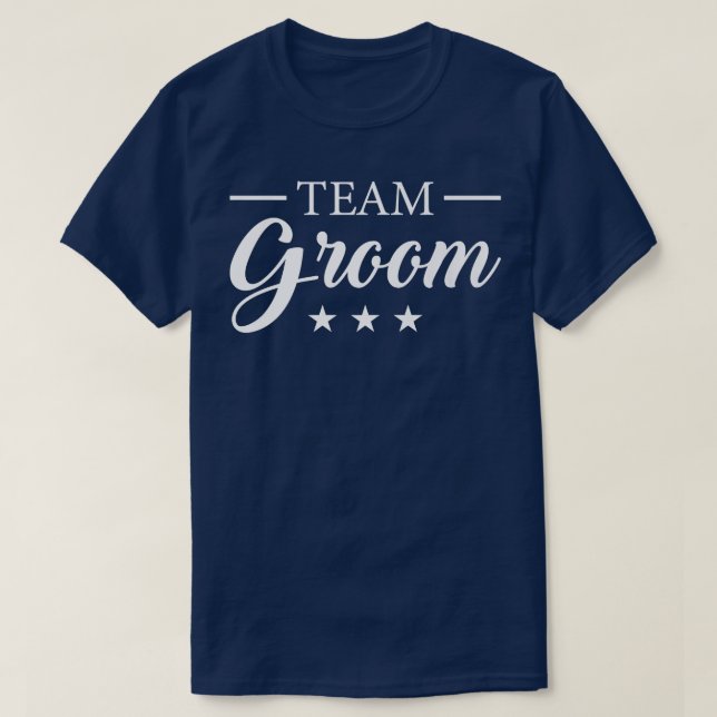 Grooms Bachelor Crew Party Squad Team Groom1030 T-Shirt (Design vorne)