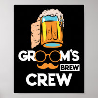 Groom's Brew Crew Trauzeugen Bachelor Party