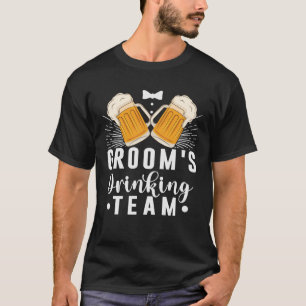 Groom's Drink Team Hochzeit Bachelors Party Squa T-Shirt