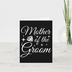 Grooms Mama Ehe Brautparty Mutter der Gr Karte