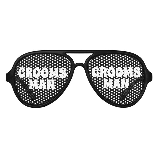 Grooms Man Trauzeuge Wedding Gift Gastgeschenk 202 Partybrille (Vorderseite)