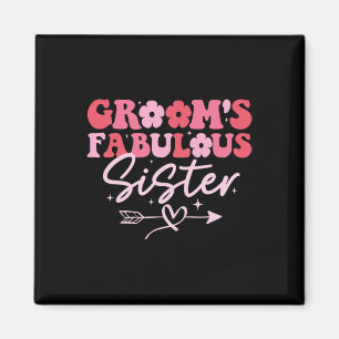 Grooms prachtvolle Schwester Groovy Schwester Magnet