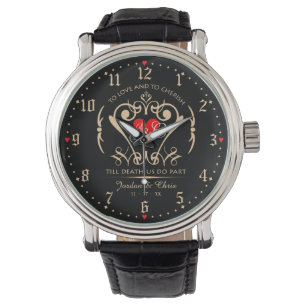 Groom's to Liebe & to Cherish eWatch Armbanduhr