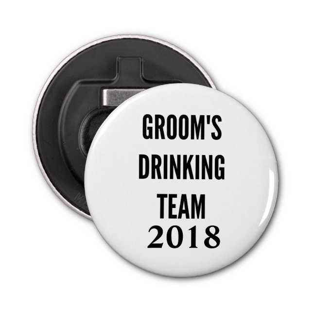 Groom's Trinkteam 2018 Flaschenöffner (Vorderseite)