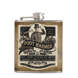 Groom's Vintag Foot Warmer Flachmann