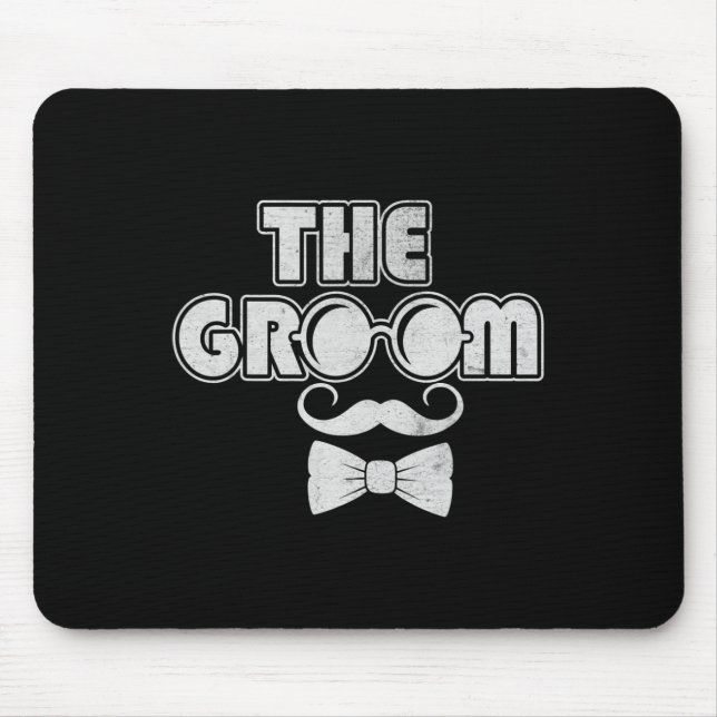 Grooms Wolfpack Bachelor Party Trauzeugen Wedding  Mousepad (Vorne)