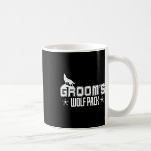 Groom's Wolfpack Men Bachelor Party Kaffeetasse