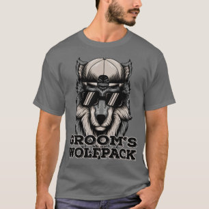 Grooms Wolfpack Trauzeugen Squad Bachelor Party Fu T-Shirt
