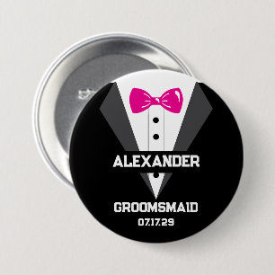 Groomsmaid Geschenk mit Individuelle Name und Hoch Button