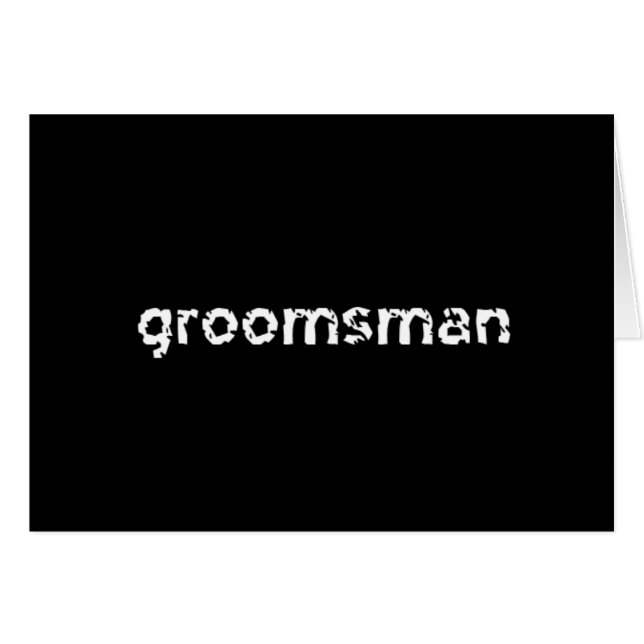 Groomsman (Devant horizontal)