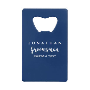 Groomsman Mariage personnalisé Favoriser Monogramm