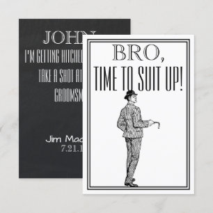 Groomsman ou la meilleure invitation de cru de