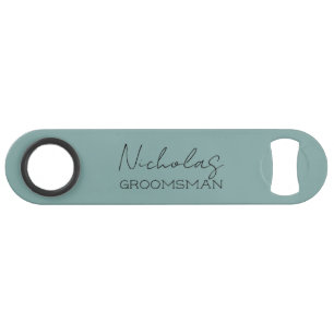 Groomsman personnalisé Sea Green