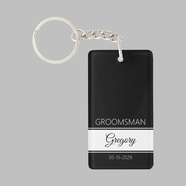 Groomsman Thank You Keychain (Créateur téléchargé)