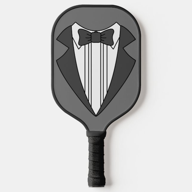 Groomsman Tuxedo Pickleball Paddle (Vorderseite)