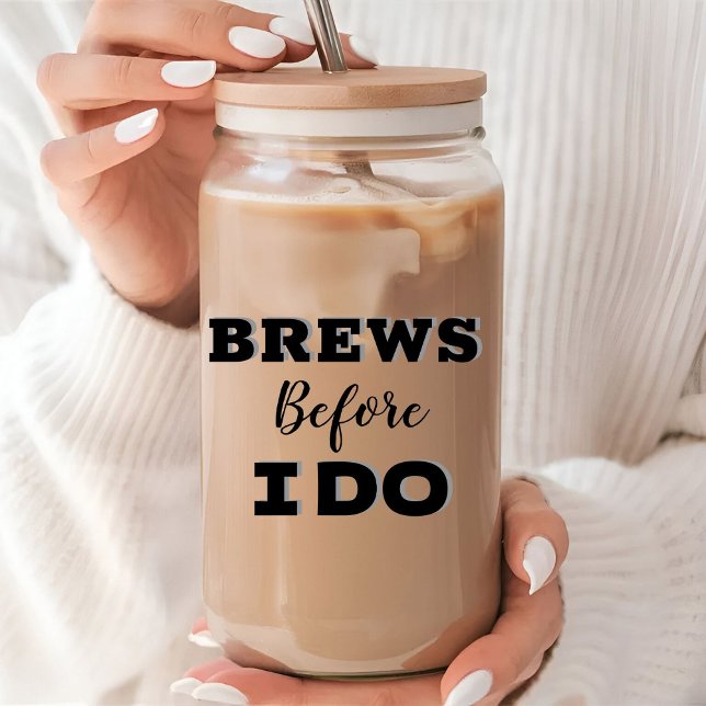 Groomsmen Proposition de verre, Brew avant que je  (Créateur téléchargé)