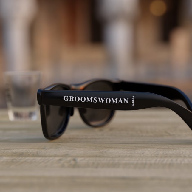 Groomswoman Mariage Favoriser les lunettes de sole (Créateur téléchargé)